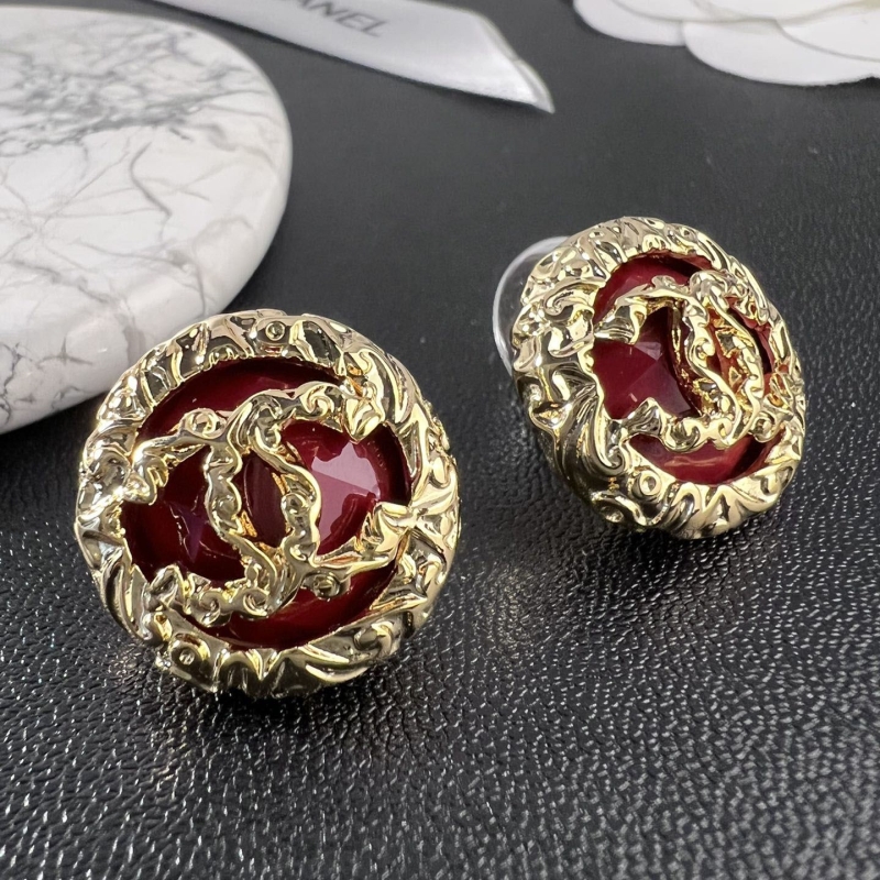 Ch*el earrings